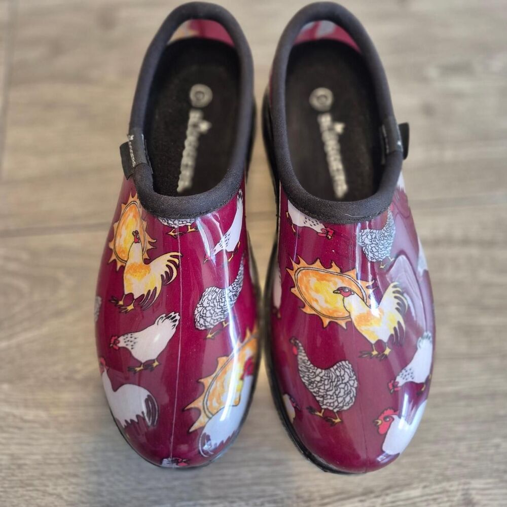 Sloggers Women's Burgundy Clogs